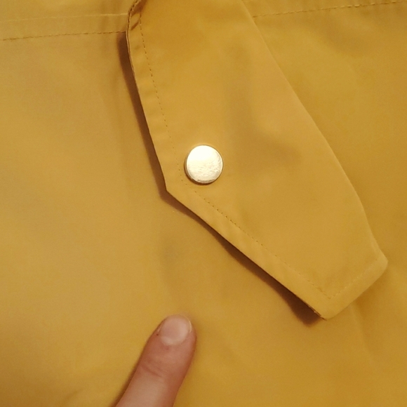 Charter Club Water Resistant jacket. Rain. Yellow. Women size M. No hood. - Picture 15 of 15